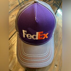 New FedEx Purple and Gray Cap hat A22